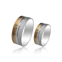 14K Gold Fantasy Wedding Band Ring 