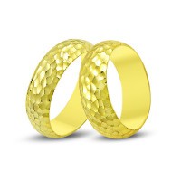 14K Gold Fantasy Wedding Band Ring