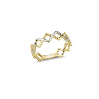 14K Solid Gold Art Design Fashion Ladies Ring