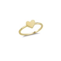 14K Solid Gold Art Design Fashion Love Ladies Ring