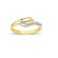 14K Solid Gold Art Design Fashion Ladies Ring