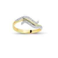 14K Solid Gold Art Design Fashion Ladies Ring