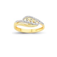 14K Solid Gold Art Design Fashion Ladies Ring