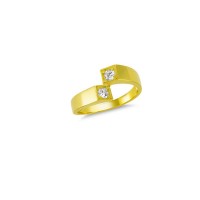 14K Solid Gold Art Design Fashion Ladies Ring