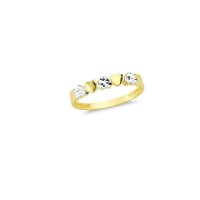 14K Solid Gold Art Design Fashion Love Ladies Ring