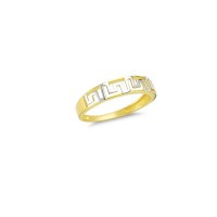 14K Solid Gold Art Design Fashion Ladies Ring