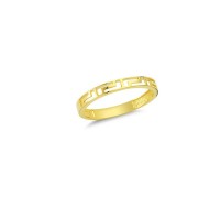 14K Solid Gold Art Design Fashion Ladies Ring