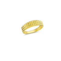 14K Solid Gold Art Design Fashion Ladies Ring