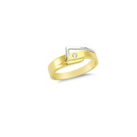 14K Solid Gold Art Design Fashion Ladies Ring