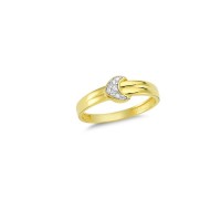 14K Solid Gold Art Design Fashion Ladies Ring