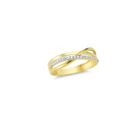 14K Solid Gold Art Design Fashion Ladies Ring