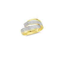 14K Solid Gold Art Design Fashion Ladies Ring