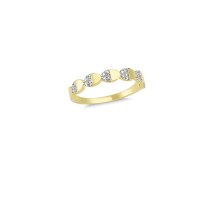 14K Solid Gold Art Design Fashion Ladies Ring