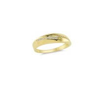 14K Solid Gold Art Design Fashion Ladies Ring