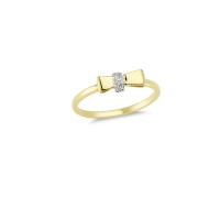 14K Solid Gold Art Design Fashion Ladies Ring