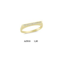 14K Solid Gold Art Design Fashion Ladies Ring