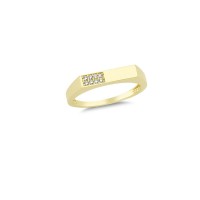 14K Solid Gold Art Design Fashion Ladies Ring