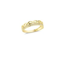 14K Solid Gold Art Design Fashion Ladies Ring