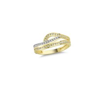 14K Solid Gold Art Design Fashion Ladies Ring