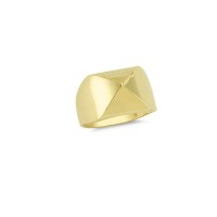 14K Solid Gold Art Design Fashion Ladies Ring