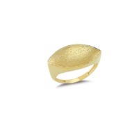 14K Solid Gold Art Design Fashion Ladies Ring