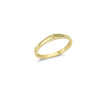 14K Solid Gold Art Design Fashion Ladies Ring