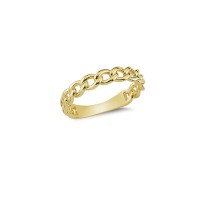 14K Solid Gold Art Design Fashion Ivy Ladies Ring