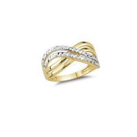 14K Solid Gold Art Design Fashion Ladies Ring