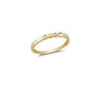 14K Solid Gold Art Design Fashion Ladies Ring