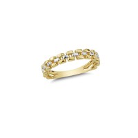 14K Solid Gold Art Design Fashion Ladies Ring