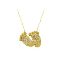 14K Solid Gold Design Necklace