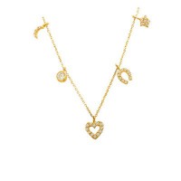 14K Solid Gold Good Luck Name Necklace