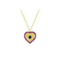 14K Solid Gold Love Necklace