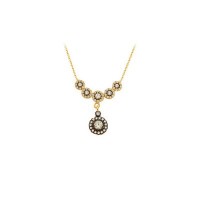 14K Solid Gold Ottoman Necklace
