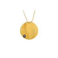 14K Solid Gold Plate Necklace