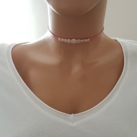 925 K Sterling Silver Choker Necklace