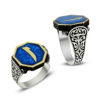 925K Sterling Silver Alif Men Ring