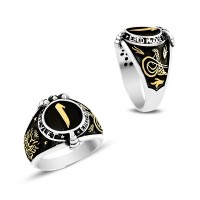 925K Sterling Silver Alif Men Ring