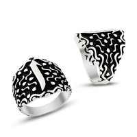 925K Sterling Silver Alif Men Ring