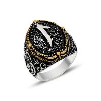 925K Sterling Silver Alif Men Ring