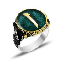 925K Sterling Silver Alif Men Ring