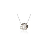 925K Sterling Silver Allah Charm Pendant Necklace