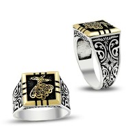 925K Sterling Silver Dervish Men Ring