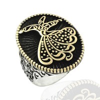 925K Sterling Silver Dervish Men Ring