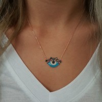 925K Sterling Silver Design Evil Eye Necklace