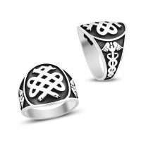 925K Sterling Silver Design Men Ring