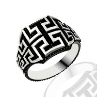 925K Sterling Silver Design Men Ring