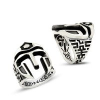 925K Sterling Silver Gladiator Men Ring