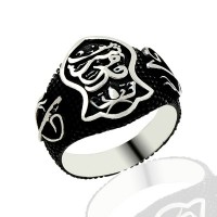 925K Sterling Silver İslamic Men Ring