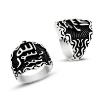 925K Sterling Silver İslamic Men Ring